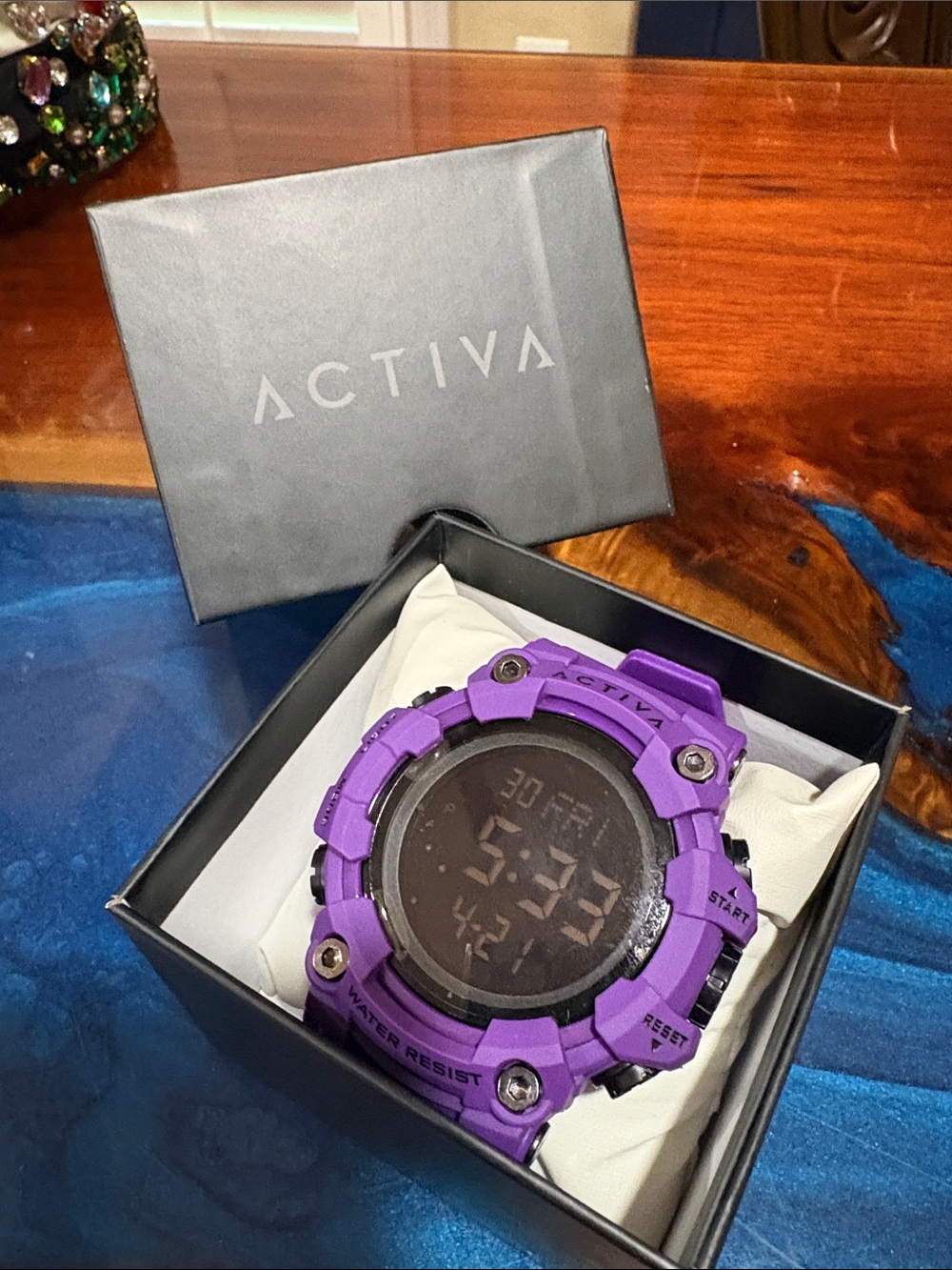 Activa Purple Digital Sport Watch for Men